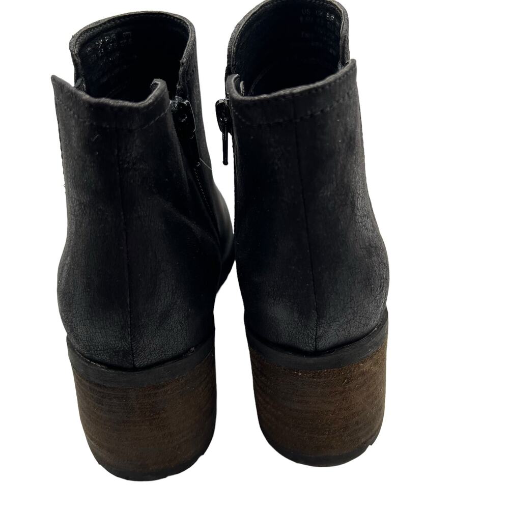Carlos by Carlos Santana Ankle Boots Zips Lug Sole 3" Chunky Heel 8 1/2 Rugged - Picture 5 of 12
